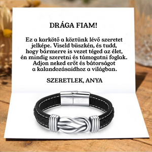 U65 Bőr KARKÖTŐ❤ - Drága Fiam