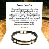 U821 Bőr KARKÖTŐ❤ - Drága Unokám