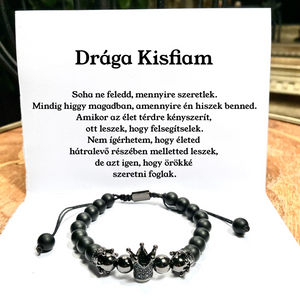 T71 - King Matt karkötő - Drága Kisfiam - Soha ne feledd, mennyire szeretlek
