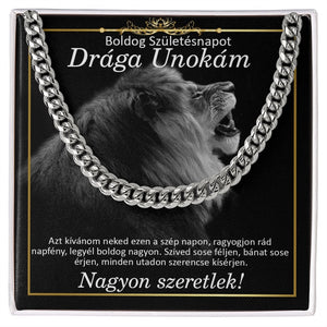 Boldog Születésnapot - Drága Unokám - Nagyon szeretlek! - egyedinyaklanc.hu