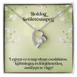 Boldog Születésnapot - Legyen ez a nap olyan csodálatos, amilyen te vagy(14K fehárarany bevonatú) - egyedinyaklanc.hu