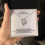 Drága Kislányom - Ha csak egy dolgot adhatnék neked (14K fehérarany bevonat) - egyedinyaklanc.hu