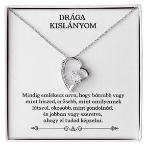Drága Kislányom - Mindig emlékezz rá, mennyire szeretve vagy❤❤ - egyedinyaklanc.hu