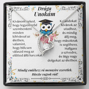 Drága Unokám - Ballagási Nyaklánc - egyedinyaklanc.hu