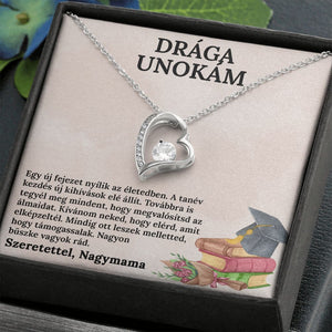 Drága Unokám - Egy Új Fejezet Kezdődik - Szeretettel, Nagymama💕 - egyedinyaklanc.hu