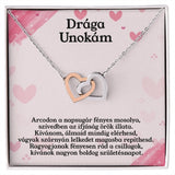 Drága Unokám - Nagyon Boldog Születésnapot (Dupla szives) - egyedinyaklanc.hu