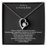 Drága Unokám - Örökké Szeretni Foglak - Nyaklánc - egyedinyaklanc.hu