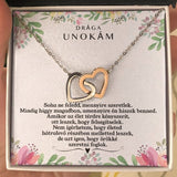 Drága Unokám - Örökké Szeretni Foglak (Virágos) - egyedinyaklanc.hu