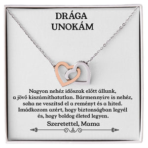 Drága Unokám - Soha ne veszítsd el a reményt - Szeretettel, Mama❤ - egyedinyaklanc.hu