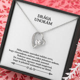 Drága Unokám - Te Jelented Számomra az Élete - Örök Szeretet Nyaklánc - egyedinyaklanc.hu
