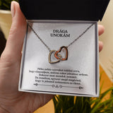 Drága Unokám - Te jelented számomra az életet (Fehér) - egyedinyaklanc.hu