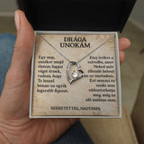 Drága Unokám - Zárj örökre a szívedbe - Szeretettel, Nagypapa - egyedinyaklanc.hu