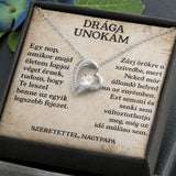 Drága Unokám - Zárj örökre a szívedbe - Szeretettel, Nagypapa - egyedinyaklanc.hu