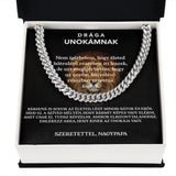 Drága Unokámnak - Szeretettel, Nagypapa (Oroszlános) - egyedinyaklanc.hu