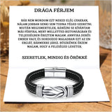 U22 Bőr KARKÖTŐ❤ - Drága Férjem