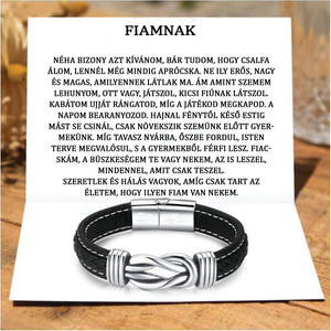 U44Bőr KARKÖTŐ❤ - Fiamnak