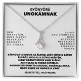 Gyönyörű Unokámnak ❤ Szeretettel, Nagymama - egyedinyaklanc.hu