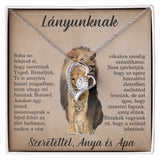 Lányunknak - Szeretettel, Anya és Apa❤ - egyedinyaklanc.hu