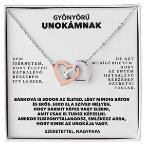 [Limitált darabszámban] Gyönyörű Unokámnak – Szeretettel, Nagypapa - egyedinyaklanc.hu