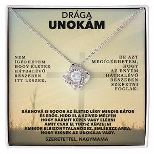 [Majdnem elfogyott] Drága Unokám - Szeretettel, Nagymama❤ - egyedinyaklanc.hu